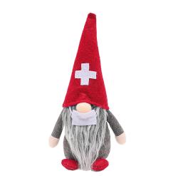 2020 New Christmas Decorations Doctors Nurses Santa Claus Faceless Doll Decoration Gift Christmas Doll