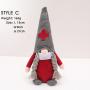 2020 New Christmas Decorations Doctors Nurses Santa Claus Faceless Doll Decoration Gift Christmas Doll