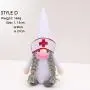 2020 New Christmas Decorations Doctors Nurses Santa Claus Faceless Doll Decoration Gift Christmas Doll