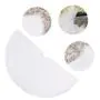 Christmas plush tree skirt Pure white long hair Christmas tree skirt 78 90 122, 152cm Christmas tree decoration tree skirt