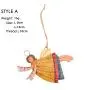 Christmas decoration creative wrought iron handmade painted angel girl pendant Christmas tree pendant accessories supplies