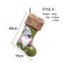 Christmas decoration knitted faceless big socks Christmas socks candy socks gift socks word Christmas tree pendant