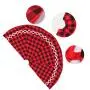 Red checkered tree skirt Christmas ornaments holiday scene with Christmas tree bottom decoration tree apron Red checkered tree skirt Christmas ornaments holiday scene with Christmas tree bottom decoration tree apron