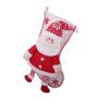 2020 New Red and White Dancing Old Man Handmade Christmas Socks Large Gift Bag Christmas Decoration Christmas Eve Candy Socks