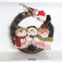 Christmas decorations, Christmas decorations, wreaths, dolls, vine rings, Christmas tree pendants, window dressing props, wreaths