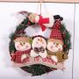 Christmas decorations, Christmas decorations, wreaths, dolls, vine rings, Christmas tree pendants, window dressing props, wreaths