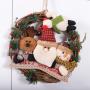 Christmas decorations, Christmas decorations, wreaths, dolls, vine rings, Christmas tree pendants, window dressing props, wreaths