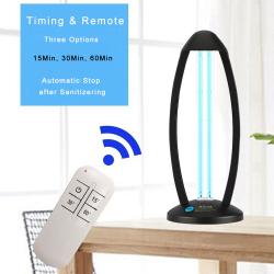 Portable UVC disinfection table lamp remote control timing table lamp domestic and medical 110 or 220 V European or American 