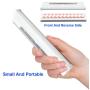 Effective UV Light Sanitizer & Sterilizer | Portable USB Rechargeable Led UV Light, Automatic Timer UV Sanitizer Wand for Grocery Bags, Cellphones, Baby Toys, Boxes, Door knobs, Toilet