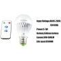 LED Magic Bulb AC85-265V 7W with Remote Controller White Lighting Built-in Rechargeable Battery LED Lamp for Home Indoor Flashlight