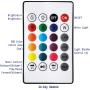 LED Light Bulb Bluetooth Speaker, 6W E26/E27 RGB Changing Lamp Wireless Stereo Audio with 24 Keys Remote Control