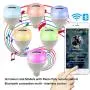LED Bluetooth Light Bulb Speaker, Multi-Connected Music Bulbs, 8W E26/E27 RGB + Warm White Color Changing Lamp with APP Control - Play Music Synchronously(1 Pack)