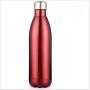 Wegner Vacuum Insulated Stainless Steel Water Bottle | Leak-proof Double Walled Cola Shape Sports Water Bottle | No Sweating, Keeps Your Drink Cold 24 hours or Hot 12 hours | 17 Oz