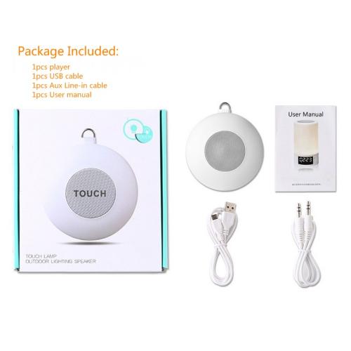 Wegner New Design Multi-function bluetooth speaker mini portable outdoor subwoofer wireless speaker  with house light, scene light, SOS flash and FM radio