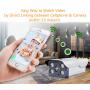 Outdoor security Camera with DVR, 1080P HD 2MP Wireless surveillance IP Camera with iOS/Android App, Voice recording, Motion Alerts, and TF card DVR recorder,home camera security system