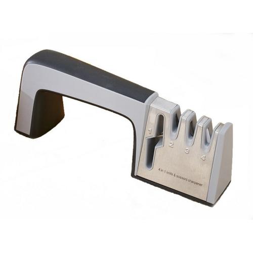 Knife Sharpeners,Manual Knife Sharpeners,Sharpening Kitchen Knives,4 in 1 new Manual Sharpening Stones with professional sharpening steels,ceramic stone,tungsten carbide plates,diamond rod