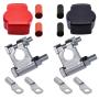 Military Style Battery Terminal Top Post Kit for Car Marine Boat Rv Vehicles