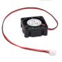 PC case Fan,Master Cooler 25 Fan Black "122510, 25mm 10mm, 10000RPM", Rifle Bearing 2 pin PC Cooling Fan Low Noise Case Fan