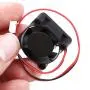 PC case Fan,Master Cooler 25 Fan Black "122510, 25mm 10mm, 10000RPM", Rifle Bearing 2 pin PC Cooling Fan Low Noise Case Fan