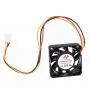 PC Case Fan,Master Cooler 40 Fan Black "124010, 40mm 10mm, 5000RPM", Rifle Bearing 3 pin PC Cooling Fan Low Noise Case Fan