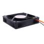 PC Case Fan, Master Cooler 70 Fan Black "127015, 70mm 15mm, 4000RPM", Rifle Bearing 3 pin PC Cooling Fan Low Noise Case Fan