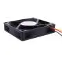 PC Case Fan, Master Cooler 70 Fan Black "127015, 70mm 15mm, 4000RPM", Rifle Bearing 3 pin PC Cooling Fan Low Noise Case Fan
