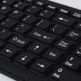 Wegner Foldable Silicone 107C Keys Keyboard USB Wired Waterproof Rollup Keyboard for PC Notebook Laptop