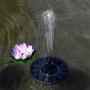 Solar Fountain Pump,Solar Powered Floating Fountain kit for Bird Bath Decor,1.4W Solar Panel Water Pump Kit,Freestanding Water Floating Pump with Sprayer for Pond, Pool, & Garden