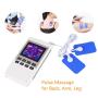 Upgraded TENS Massager Unit, Electric Massager,Homeopathic Pain Relief Machine, 3 Channel Technology, Integrative Combo Pulse Massager & Thermo Massager for sports fitness