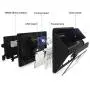  3-in-1 LED Solar Lights with 20 Bright Nodes,Wireless Weatherproof Security Solar Light Motion Sensor Lamp and 3 Intelligent Modes