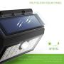  3-in-1 LED Solar Lights with 20 Bright Nodes,Wireless Weatherproof Security Solar Light Motion Sensor Lamp and 3 Intelligent Modes