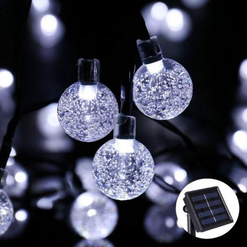 Colorful Globe Solar String Lights, 19.7ft 20 LED Fairy Lights, Wegner Designed Gift Outdoor Solar Lights for Home, Garden, Patio, Lawn, Party and Holiday Decoration