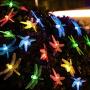 Butterfly Solar String Lights, 20 LED  Garden Lights for Outdoor, Home, Lawn, Wedding, Patio, Party and Holiday Decorations Designed By Wegner