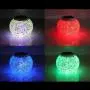 Silver Solar Powered Glass Ball Led Garden Lights, Color Changing Solar Table Lights, Gift Solar Night Lights Table Lamps with Waterproof and Perfect choice for Decorations Silver Solar Powered Glass Ball Led Garden Lights, Color Changing Solar Table Lights, Gift Solar Night Lights Table Lamps with Waterproof and Perfect choice for Decorations