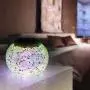 Silver Solar Powered Glass Ball Led Garden Lights, Color Changing Solar Table Lights, Gift Solar Night Lights Table Lamps with Waterproof and Perfect choice for Decorations Silver Solar Powered Glass Ball Led Garden Lights, Color Changing Solar Table Lights, Gift Solar Night Lights Table Lamps with Waterproof and Perfect choice for Decorations