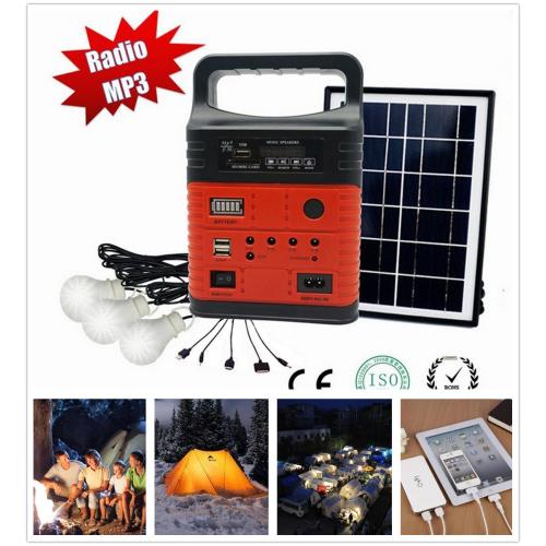 10-Watt Solar Generator Portable kit,Power Inverter,Solar Generator System for Home & Camping,9000mAh Rechargeable Battery Pack UPS Power Supply,  Included 6 Watt Solar Panels