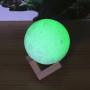 Lunar Night Light, 3D Moon LED Lamp, USB Charging Night Light, Sound Control Colorful Light, Diameter 3.9 Inch, 3D printing Moon Light