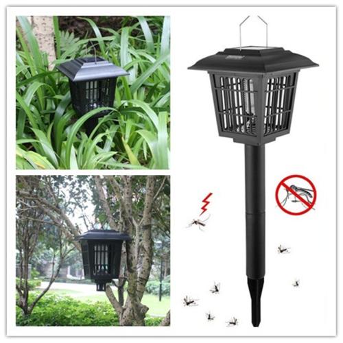 Solar LED Insect Killer,Electronic Zapper Insect Trap, Mosquito Killer with Trap Lamp for Indoor or Outdoor Insect/Mosquito/Flying Killer Light,Solar Garden Pathway Lights -2 Lighting Modes