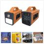 444WH Portable Generator,UPS Portable Power Backup, Portable Solar Generator,Rechargeable Power Source Inverter with AC 110V/300W Pure Sine Wave Output,12V Car Outlet,2 USB Output,Car Jump Starter for Camping