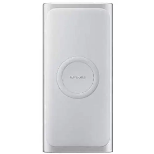 Samsung 2-in-1 Portable Fast Charge Wireless Charger and Battery Pack 10,000 mAh, Silver (US Version with Warranty) Samsung 2-in-1 Portable Fast Charge Wireless Charger and Battery Pack 10,000 mAh, Silver (US Version with Warranty)
