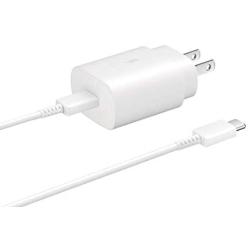 Samsung EP-TA800XWEGUS 25W USB-C Super Fast Charging Wall Charger - White (US Version with Warranty)