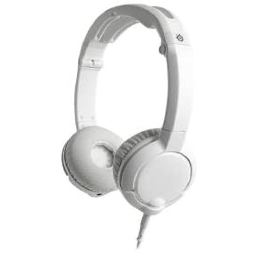 SteelSeries Flux Gaming Headset for PC, Mac, and Mobile Devices (White)