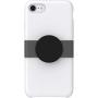 PopSockets PopGrip Slide for iPhone X and XS Apple Silicone Case - Black Haze