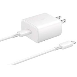 Samsung 45W USB-C Super Fast Charging Wall Charger - White (US Version with Warranty) (EP-TA845XWEGUS)