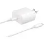 Samsung 45W USB-C Super Fast Charging Wall Charger - White (US Version with Warranty) (EP-TA845XWEGUS)