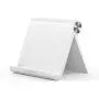 UGREEN Cell Phone Stand Holder Mobile Phone Dock Compatible for iPhone 11 Pro Max SE XS XR 8 Plus 6 7 5, Samsung Galaxy S20 S10 S9 S8 S7 S6 Android Smartphone Holder Desk Adjustable Foldable (White)