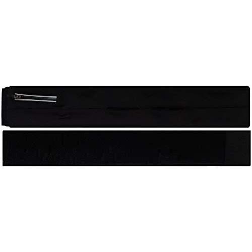Premium Invisible Belt Bag/Band with Hook-and-Loop for Dexcom G6 Mobile CGM System (Display Device Receiver)-SNK Retail Packaging (B3-Black)