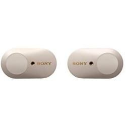 Sony WF-1000XM3 Industry Leading Noise Canceling Truly Wireless Earbuds Headset/Headphones with Alexa voice control and mic for phone call, Silver