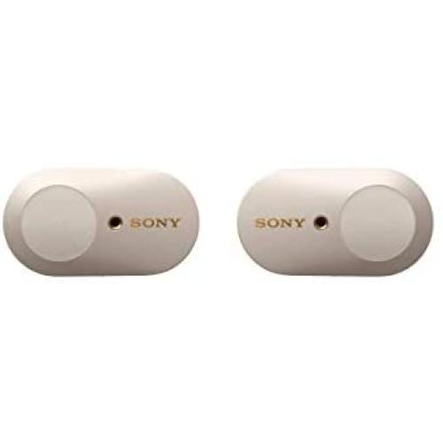 Sony WF-1000XM3 Industry Leading Noise Canceling Truly Wireless Earbuds Headset/Headphones with Alexa voice control and mic for phone call, Silver
