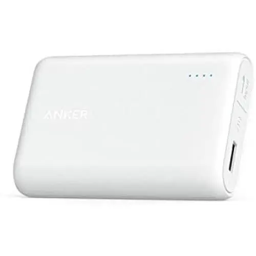 Anker PowerCore 10000, One of The Smallest and Lightest 10000mAh External Batteries, Ultra-Compact, High-Speed Charging Technology Power Bank for iPhone, Samsung Galaxy and More